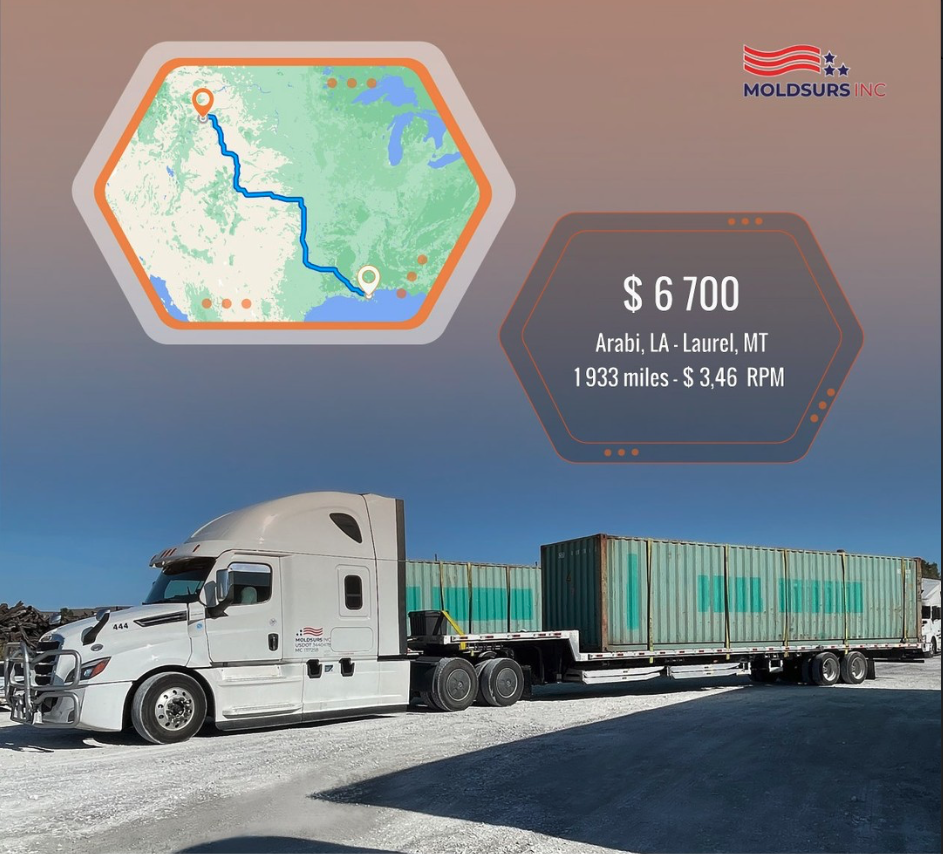 Long haul freight delivery - MOLDSURS